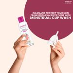 Buy GynoCup Premium Reusable Menstrual Cup for Women| Large Size |Pink Color |With Menstrual Cup Cleanser Wash 100ml (Combo) - Purplle