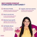 Buy GynoCup Collapsible Silicone Cup Menstrual Cup Sterilizer for Women| Kills 99% of Germs in 2 Minutes | Microwave Friendly - 1 Unit - 1 Pc - Purplle