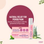 Buy GynoCup Feminine Cramp Relief Roll On (30 ml) with Ayurveda Ingredients (Periods, Lower Back Pain & Body Pain) | Instant relief from period pain | Enriched with herbal oils - Purplle