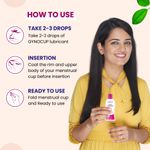 Buy GynoCup Menstrual Cup Lubricant Water based & pH Balanced, hypoallergenic and safe for use, Helps to wear Menstrual Cup 100 ml - Purplle