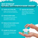 Buy Gynocup Stretch Marks Removal Cream for Pregnancy with the Goodness of Shea Butter, Coco Caprylate, Glycerine and Aloe Vera, Harsingar Oil & Vitamin E (50g) - Purplle