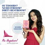 Buy MildCares Silicone Stand and Pee Reusable Female Urination Device (Pack of 1) | For Women, Pregnant Women, Joint Pain Patients & Travellers | Easy To Carry | Reduces The Risk Of UTI Infections | Travel Friendly | Leak-proof - Purplle