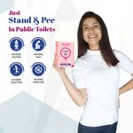 Buy MildCares Silicone Stand and Pee Reusable Female Urination Device (Pack of 1) | For Women, Pregnant Women, Joint Pain Patients & Travellers | Easy To Carry | Reduces The Risk Of UTI Infections | Travel Friendly | Leak-proof - Purplle