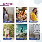 Buy MildCares Silicone Stand and Pee Reusable Female Urination Device (Pack of 1) | For Women, Pregnant Women, Joint Pain Patients & Travellers | Easy To Carry | Reduces The Risk Of UTI Infections | Travel Friendly | Leak-proof - Purplle