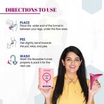Buy MildCares Silicone Stand and Pee Reusable Female Urination Device (Pack of 1) | For Women, Pregnant Women, Joint Pain Patients & Travellers | Easy To Carry | Reduces The Risk Of UTI Infections | Travel Friendly | Leak-proof - Purplle