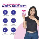 Buy MildCares Disposable Toilet Seat Covers - 10 Sheets | No Direct Contact with Unhygienic Seats | Easy To Dispose | Protects Against Germs | Reduces The Risk Of UTI | For Public Toilets | Travel-Friendly | Environment Friendly - Purplle