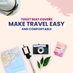 Buy MildCares Disposable Toilet Seat Covers - 10 Sheets | No Direct Contact with Unhygienic Seats | Easy To Dispose | Protects Against Germs | Reduces The Risk Of UTI | For Public Toilets | Travel-Friendly | Environment Friendly - Purplle