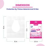 Buy MildCares Disposable Toilet Seat Covers - 10 Sheets | No Direct Contact with Unhygienic Seats | Easy To Dispose | Protects Against Germs | Reduces The Risk Of UTI | For Public Toilets | Travel-Friendly | Environment Friendly - Purplle