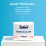 Buy DERMDOC by Purplle Skin Tightening Face Gel with Hydrolyzed Collagen (50 gm) | collagen gel for face | skin collagen booster - Purplle
