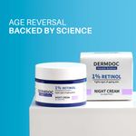 Buy DERMDOC by Purplle 1% Retinol Night Cream (50 gm) | retinol cream for face | anti ageing cream | nourishing night cream for all skin types - Purplle