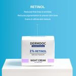 Buy DERMDOC by Purplle 1% Retinol Night Cream (50 gm) | retinol cream for face | anti ageing cream | nourishing night cream for all skin types - Purplle