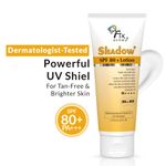 Buy Fixderma Shadow Sunscreen SPF 80+ Lotion,Sunscreen For Oily Skin & Dry Skin,Sun Screen Protector SPF 80,Sunscreen For Body & Face,Broad Spectrum Sunscreen For Uva & Uvb Protection,Sunscreen For Women & Men,Non Greasy & Water Resistant - 75 ml - Purplle