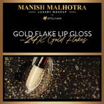 Buy MyGlamm Manish Malhotra Gold Flake Lipgloss-9ml - Purplle