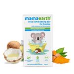 Buy Mamaearth Coco Soft Bathing Bar for Babies, pH 5.5, With Coconut Oil & Turmeric - Pack of 2 (75 g) - Purplle