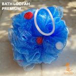 Buy Majestique Loofah With Active Spheres And Oval Loofah Mesh Bath Shower Sponge - Purplle