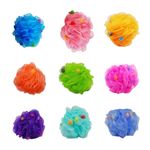 Buy Majestique Body Cleansing Loofah Set - Ball Round Loofah and Bath Belt, Soft Exfoliating Shower Home 3Pcs - Color May Vary - Purplle