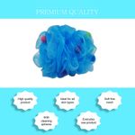 Buy Majestique Body Cleansing Loofah Set - Ball Round Loofah and Bath Belt, Soft Exfoliating Shower Home 3Pcs - Color May Vary - Purplle