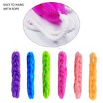 Buy Majestique Body Cleansing Loofah Set - Ball Round Loofah and Bath Belt, Soft Exfoliating Shower Home 3Pcs - Color May Vary - Purplle