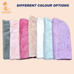 Buy Majestique Microfiber Hair Wrap Towel for Curly, Long, and Thick Hair | Absorbent Quick Dry Hair Turban - Color May Vary - Purplle
