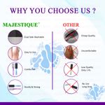 Buy Majestique Pedicure Double-Sided Foot Scrubber, Feet Scraper Foot File Tools for Wet and Dry Feet - Color May Vary 2 Pcs - Purplle