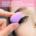 Buy Majestique 6-Piece Mini Beauty Blender Makeup Sponge Set | Flawless Coverage for Liquid Foundation | Latex-Free for Eye, Face Sponges - 6Pcs/Multicolor - Purplle