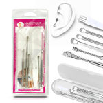 Buy Majestique Ear Wax Cleaning Kit with a Small Cleaning Brush and Storage Box - 6Pcs - Purplle