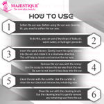 Buy Majestique Ear Wax Cleaning Kit with a Small Cleaning Brush and Storage Box - 6Pcs - Purplle