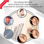 Buy Majestique Ear Wax Cleaning Kit with a Small Cleaning Brush and Storage Box - 6Pcs - Purplle