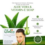 Buy Globus Aloevera Vitamin E Soap 75 gm (Pack Of 3) - Purplle