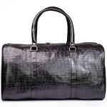 Buy Man Arden "The Bold & Brazen" PVC Leather Travel Single Tone Duffle Bag for Weekend Trip, Cabin Luggage, Gym & Sports (Black) - Purplle
