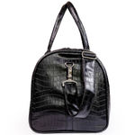 Buy Man Arden "The Bold & Brazen" PVC Leather Travel Single Tone Duffle Bag for Weekend Trip, Cabin Luggage, Gym & Sports (Black) - Purplle