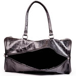 Buy Man Arden "The Bold & Brazen" PVC Leather Travel Single Tone Duffle Bag for Weekend Trip, Cabin Luggage, Gym & Sports (Black) - Purplle