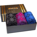 Buy Man Arden Harmonious Hue Designer Edition Men Socks Gift Box Collection, World's Finest Cotton (Combo of 3 | Size: Free Size | Color: Multicolor | Length: Regular) - Purplle