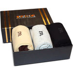 Buy Man Arden Royal Majesty Designer Edition Men Socks Gift Box Collection, World's Finest Cotton (Combo of 3 | Size: Free Size | Color: Multicolor | Length: Regular) - Purplle