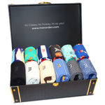 Buy Man Arden The "Chase Grace" Collection Designer Edition Men Socks Gift Box, World's Finest Cotton (Combo of 12 | Size: Free Size | Color: Multicolor | Length: Regular) - Purplle