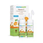Buy Mamaearth Vitamin C Foaming Face Wash with brush, Combo Pack with Refill for Skin Illumination - 150 ml + 150 ml - Purplle