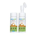 Buy Mamaearth Vitamin C Foaming Face Wash with brush, Combo Pack with Refill for Skin Illumination - 150 ml + 150 ml - Purplle