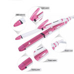 Buy Kemei KM-1291. 3 in 1 Hair Straightener, Hair Crimper & Hair Curler - Purplle