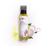 Buy Plum Onion and Bhringraj Hair Growth Oil with Curry Leaf and Amla Oils | For All Hair Types| Sulphate-Free | Paraben-Free | 100% Vegan | Promotes Growth, Strengthens Hair Fibre 100 ml - Purplle