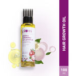 Buy Plum Onion and Bhringraj Hair Growth Oil with Curry Leaf and Amla Oils | For All Hair Types| Sulphate-Free | Paraben-Free | 100% Vegan | Promotes Growth, Strengthens Hair Fibre 100 ml - Purplle