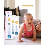 Buy Mee Mee Fluoride-Free Strawberry Flavor Toothpaste (140 g, Pack of 2) - Purplle