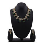Buy Estele Gold Plated Antique Peacock Designer Choker Necklace Set with Pearl for Women - Purplle