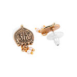 Buy Estele Gold Plated Antique Traditional Choker Necklace Set with Pearls for Women - Purplle