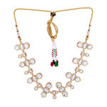 Buy Estele Gold Plated Elegant Kundan Necklace Set for Women - Purplle