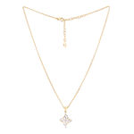 Buy Estele Gold Plated CZ Flower Designer Necklace Set for Women - Purplle