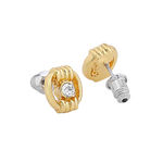 Buy Estele Gold Plated Distinctive Necklace Set with Crystal for Women - Purplle