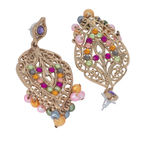 Buy Estele Gold Plated Beaded Dangle & Drop Earrings for Women - Purplle