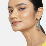 Buy Estele Gold Plated Bohemian Multi Color Enamel Earrings for Women - Purplle