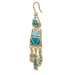 Buy Estele Gold Plated Bohemian Multi Color Enamel Earrings for Women - Purplle