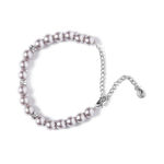 Buy Estele Rhodium Plated Pleasant Pearl Bracelet for Women - Purplle
